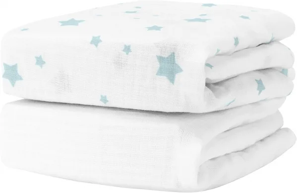 Newton Baby Organic, Breathable, Fitted Crib Sheets (2-Pack)