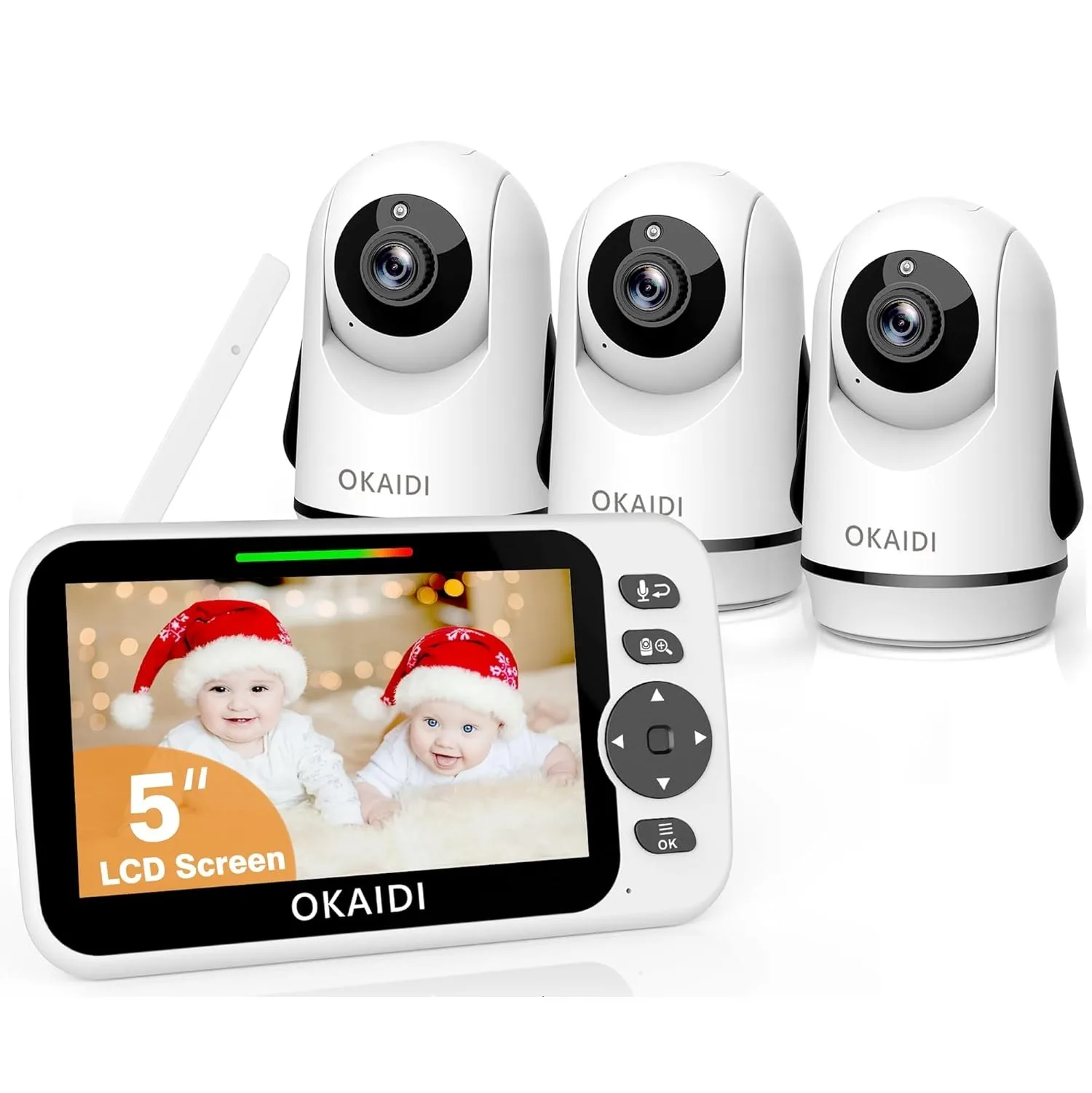 Video Monitor - 3 Cameras